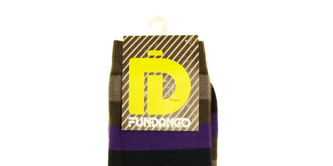 Veselé pánské pruhované ponožky Fundango - 6 párů
