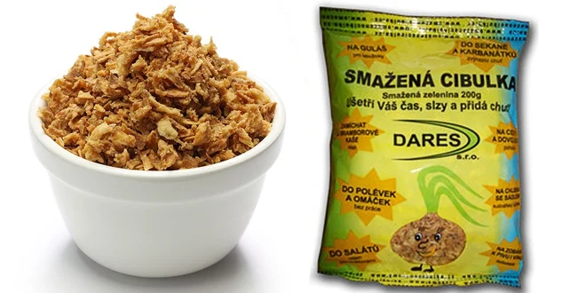 Smažená cibulka bez konzervantů a éček