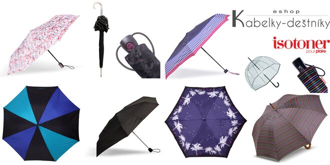 Deštníky od největšího výrobce na světě - firmy ISOTONER