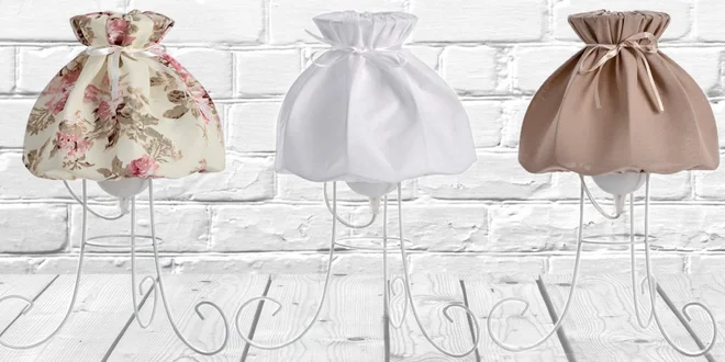 Stylová stolní lampička s pratelným stínítkem