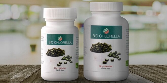 Tablety Bio Chlorella pro zdraví vašeho těla