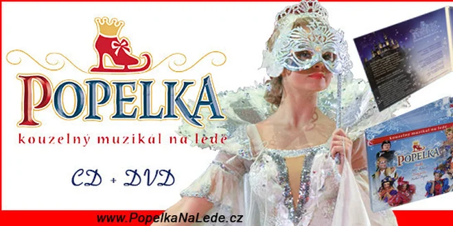 CD + DVD z muzikálu na ledě Popelka