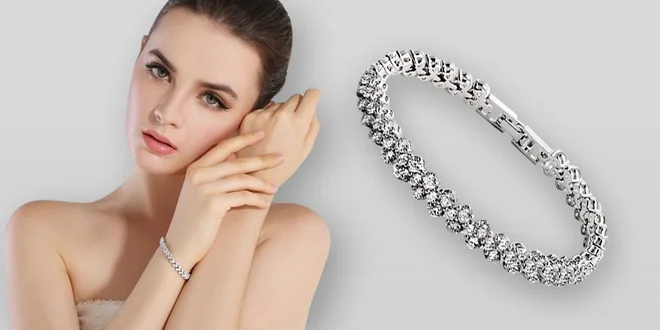 Luxusní náramek Swarovski Elements Ice Queen