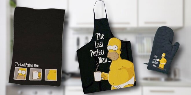 Kuchařský set pro dospělé s Homerem Simpsonem