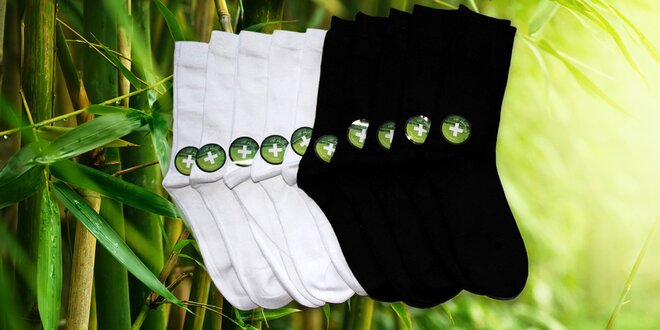 16 párů bambusových ponožek