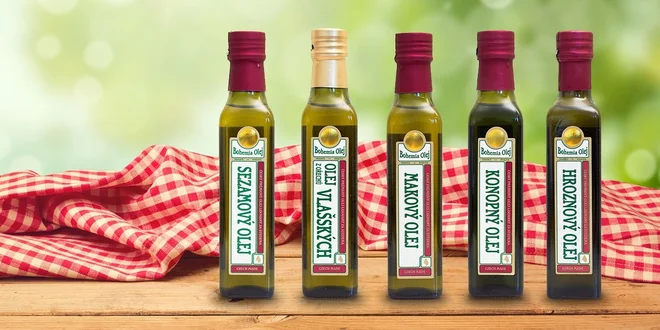 Za studena lisované oleje české výroby