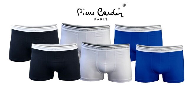 Sada značkových boxerek Pierre Cardin