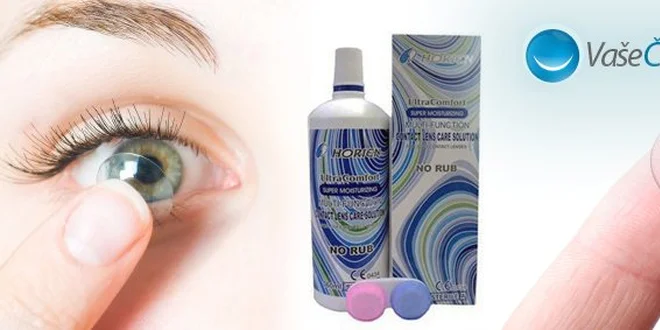 109 Kč za roztok na čočky Horien (360 ml) a praktické pouzdro!