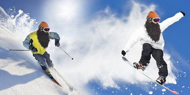 Stylové lyžařské a snowboardové masky Beardski