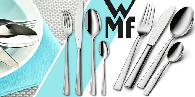 Elegantní 24dílná sada příborů značky WMF