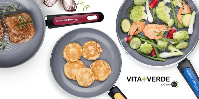 Sada 3 pánví Vita Verde 3D by GreenPan