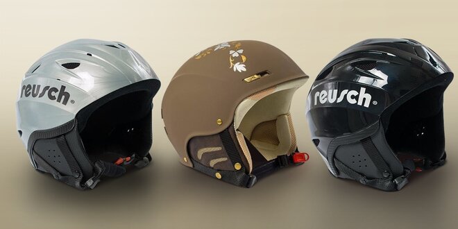 Lyžařské helmy Reusch a Hamax