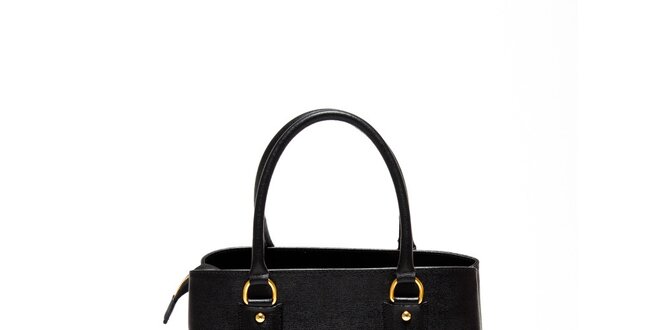 Dámská černá minimalistická kabelka Renata Corsi
