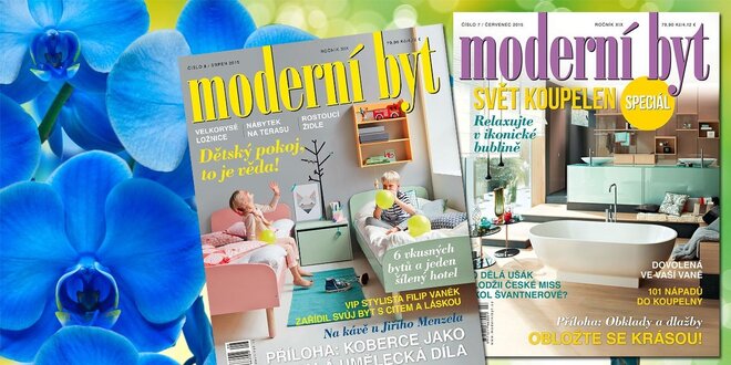 Roční předplatné magazínu Moderní byt