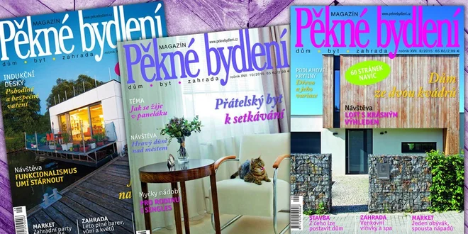 Roční předplatné časopisu PĚKNÉ BYDLENÍ