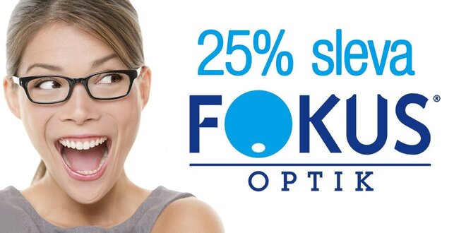 25% sleva na celý sortiment FOKUS optik