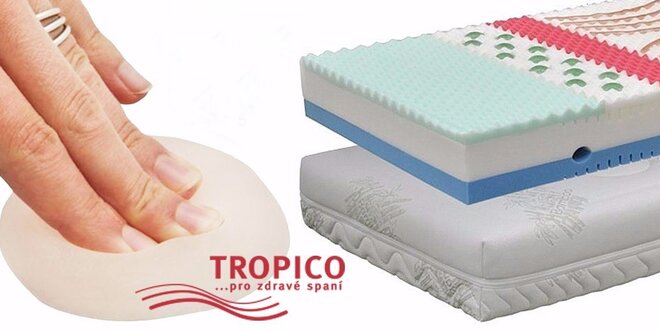Komfortní matrace Tropico Geltech®