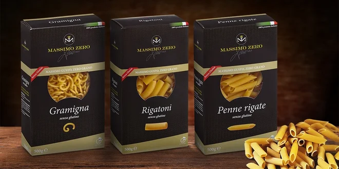 Bezlepkové těstoviny Massimo Zero všech tvarů, jaké si jen umíte představit
