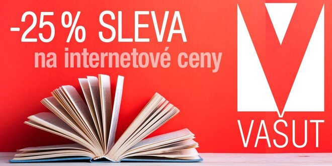 25% sleva na nákup knih v e-shopu Vašut.cz