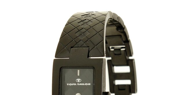 Dámské černé analogové náramkové hodinky Tom Tailor