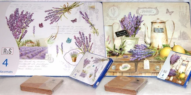 Korkové prostírání s potiskem ve dvou velikostech