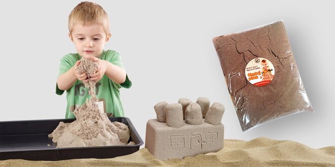 Kinetický písek – hračka pro děti i dospěláky