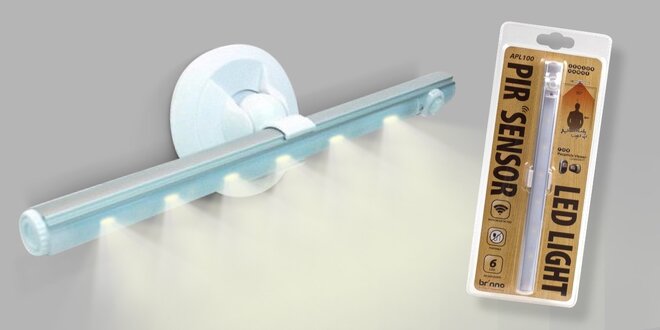 Přenosné LED osvětlení s pohybovým čidlem
