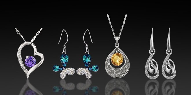 Něžné šperky s krystaly Swarovski Elements
