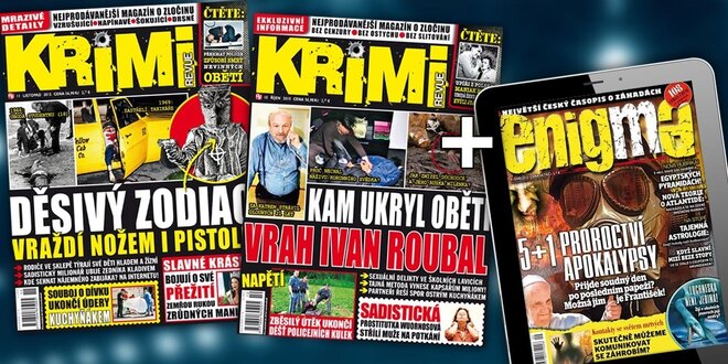 Předplatné časopisu Krimi revue + bonus
