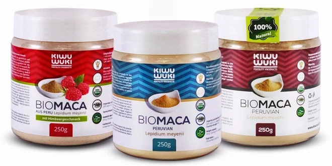 Afrodiziakální BIO MACA peruánská ve 4 variatnách