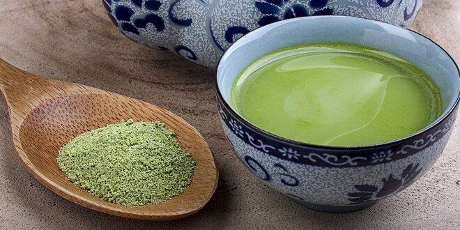 Zelený čaj Matcha plný antioxidantů