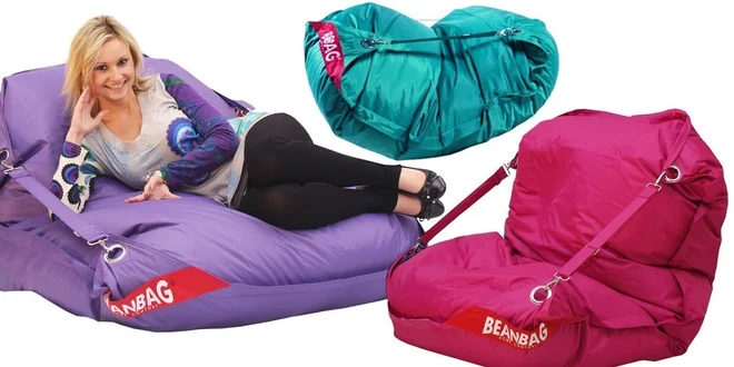 Moderní sedací vaky ve skvělých barvách