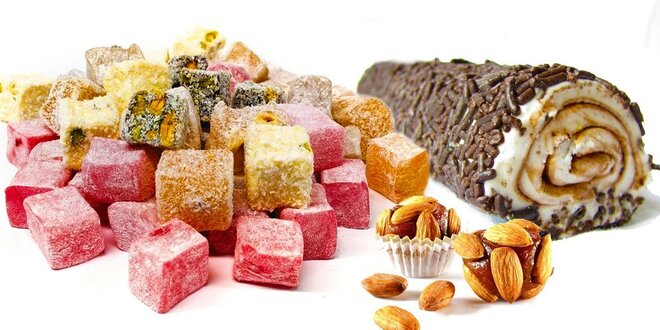 Půlkila tureckých sladkostí - různé druhy