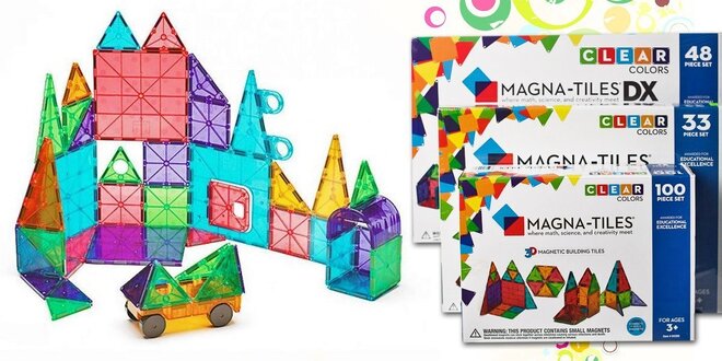 Magnetická stavebnice MagnaTiles pro vaše děti