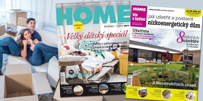 Roční předplatné časopisu HOME