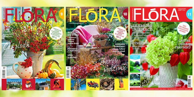 Roční předplatné časopisu Flóra na zahradě