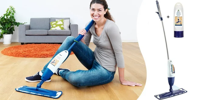 Mop Bona Spray Curve s rozprašovačem a dvěma náplněmi