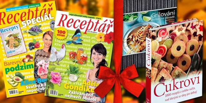 Časopis Receptář + Speciál a kuchařka
