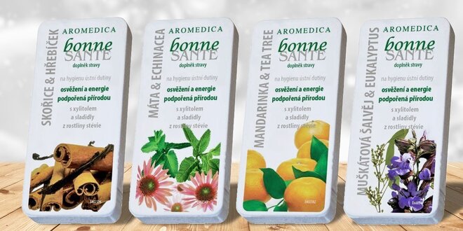 Aromaterapeutické pastilky Bonne Santé