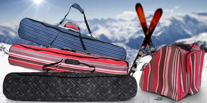 Odolné vaky na lyže i snowboardy