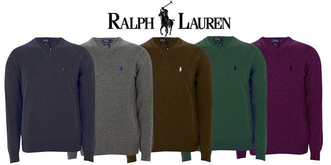 Pánské svetry Ralph Lauren V-Neck