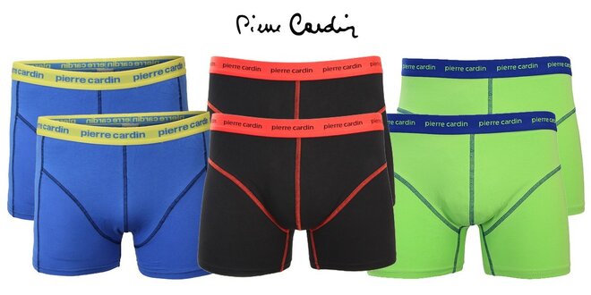 2 ks boxerek Pierre Cardin ve stylových barvách