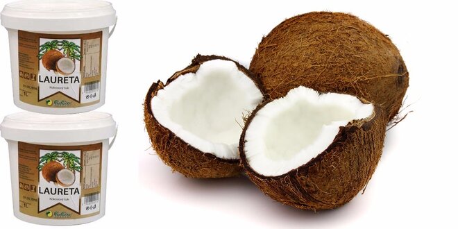 2 l blahodárného kokosového oleje nejen pro vaření