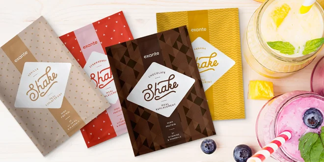 Keto dieta: 12 či 21 shaků Exante, různé příchutě