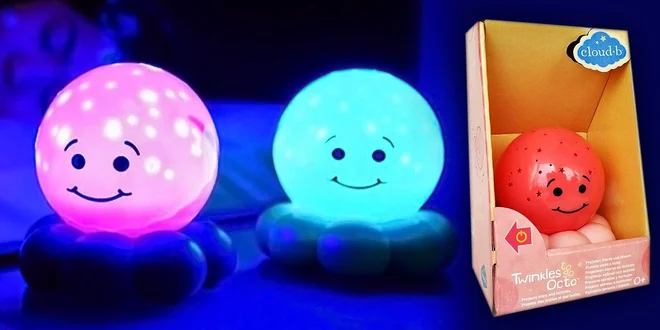 Svítící chobotnička do dětských pokojíčků CLOUD B