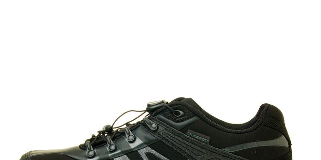 Pánské černé trekové boty s modrým detailem Trimm