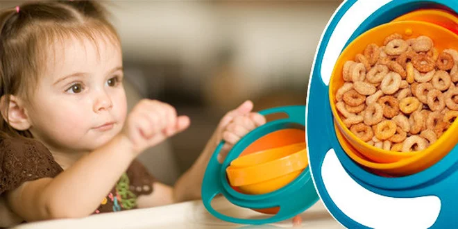 Nevyklopitelná dětská miska Gyro Bowl