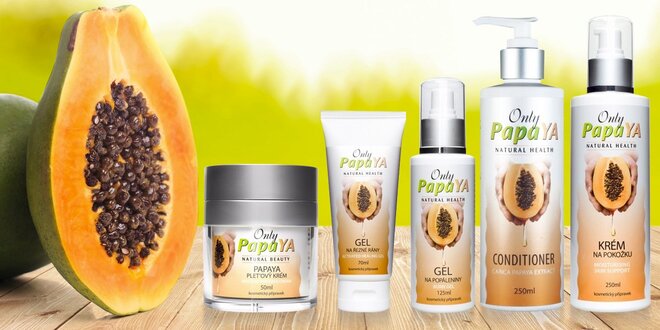 Přírodní tělová kosmetika Only Papaya