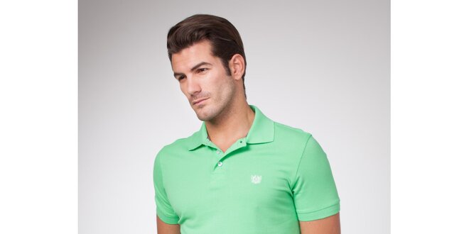 Pánské mátově zelené polo tričko Bendorff