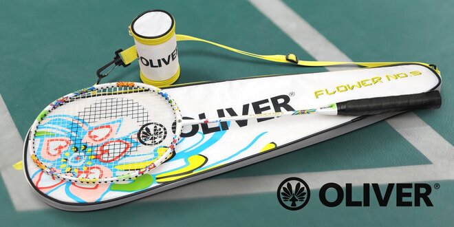 Stylová badmintonová raketa od Oliveru